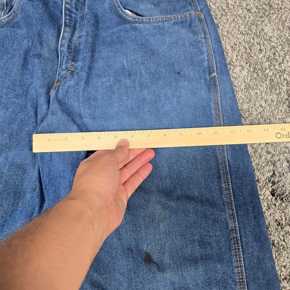 Tyndale FR Jeans Mens 36 Blue Denim‎ Flame Resistant Grunge Workwear 34x36 - Picture 14 of 16